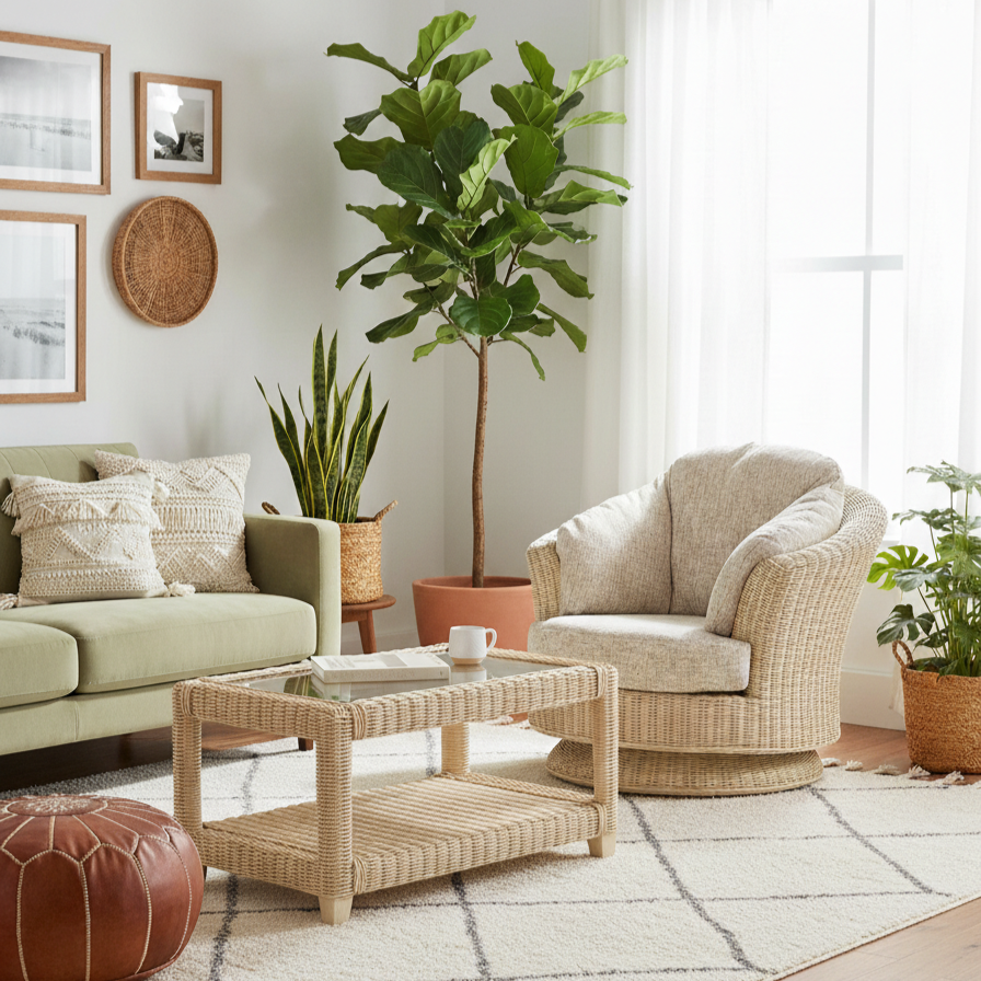 Burford Natural Wash Lyon Swivel Chair