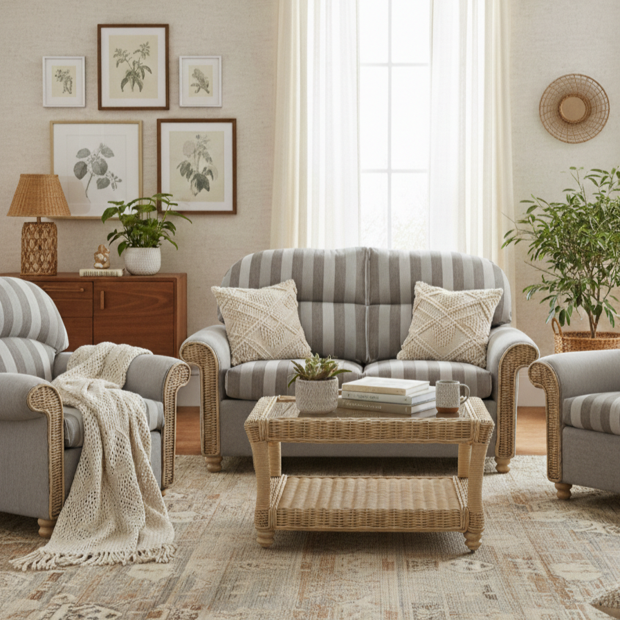 Samford Modern 2-Seater Sofa Suite - Sustainable Design