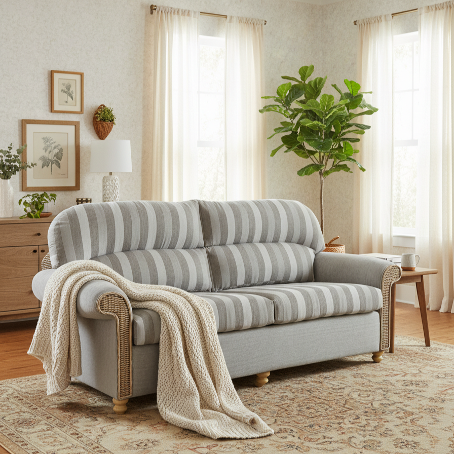 Samford Traditional 3-Seater Sofa