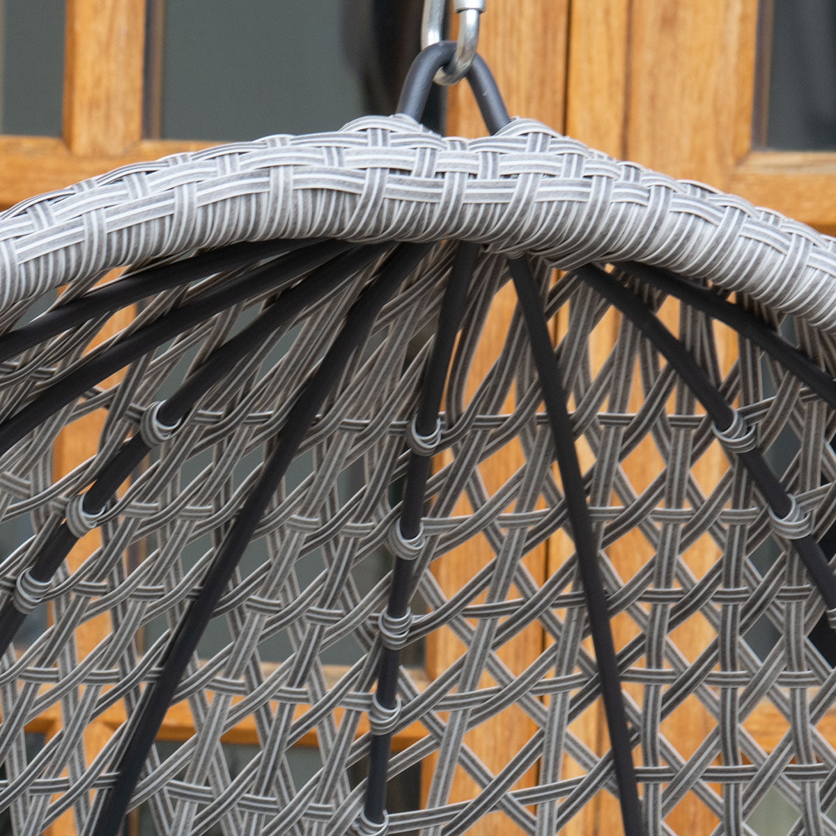 cartmel outdoor rattan hanging loveseat