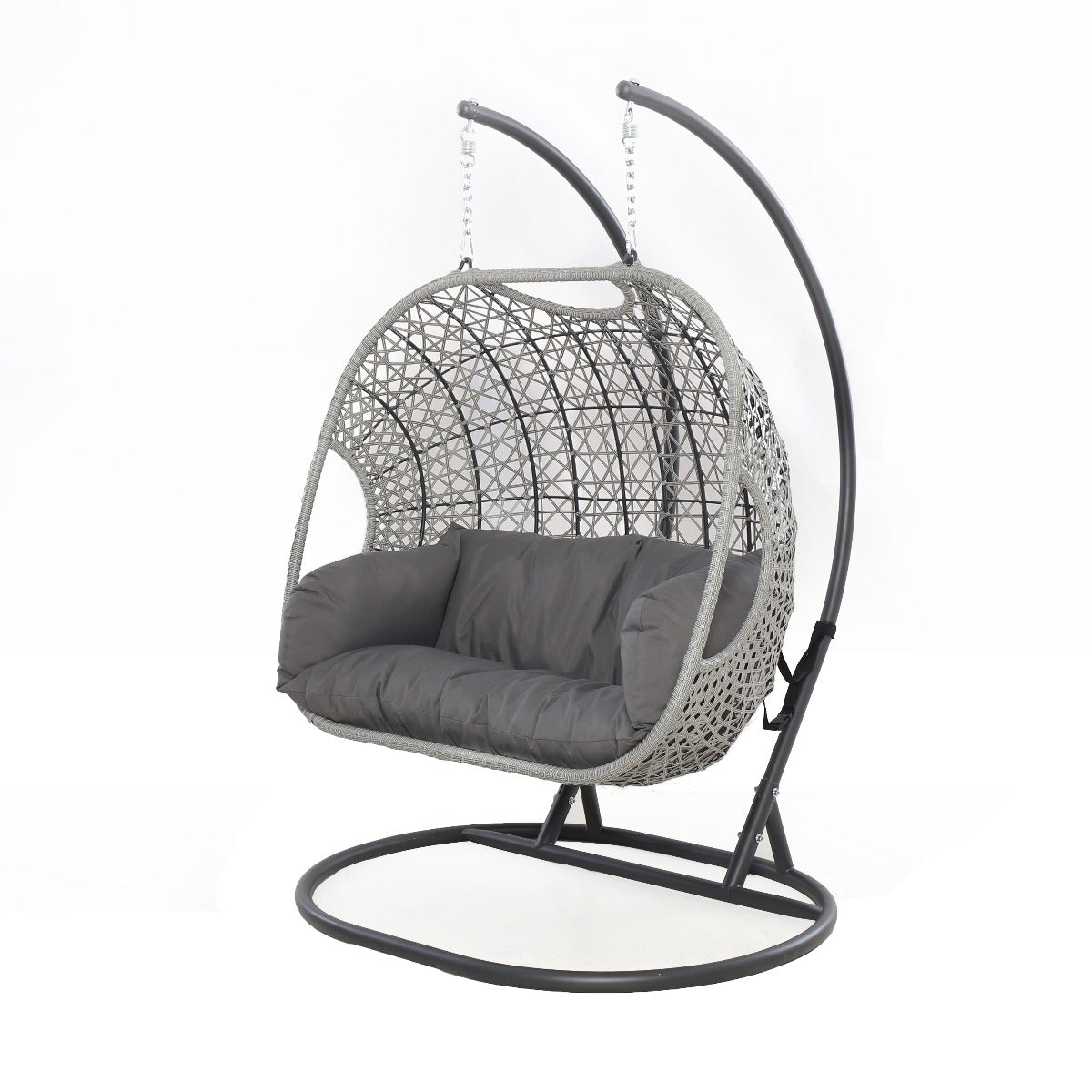 cartmel outdoor rattan hanging loveseat