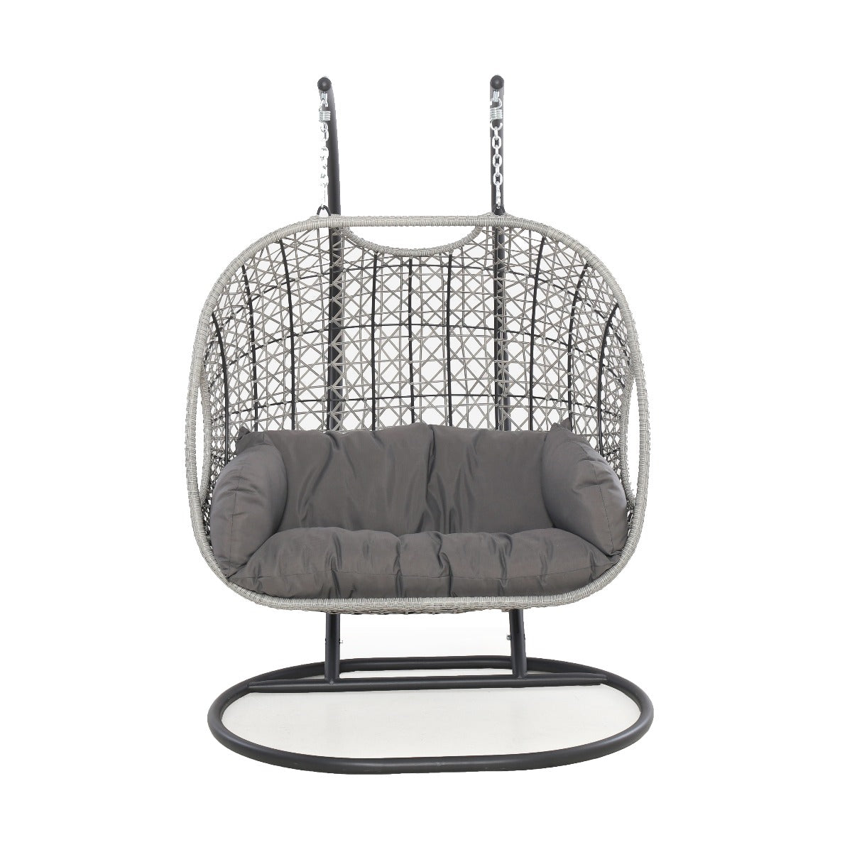 cartmel outdoor rattan hanging loveseat