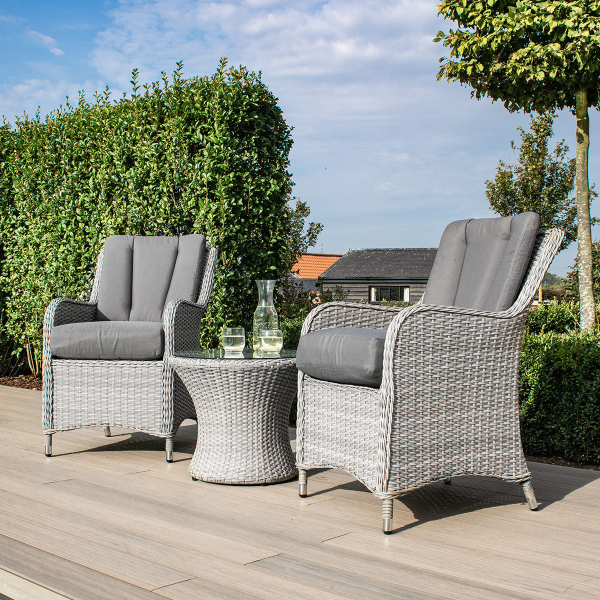 cartmel outdoor rattan bistro set