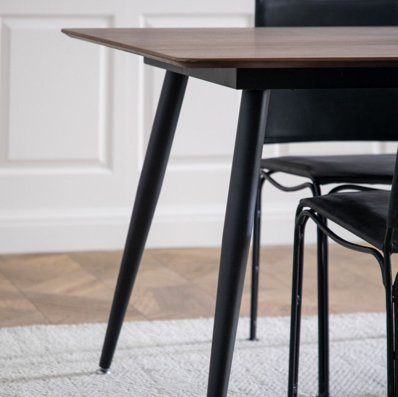 Alfie Dining Table in Walnut