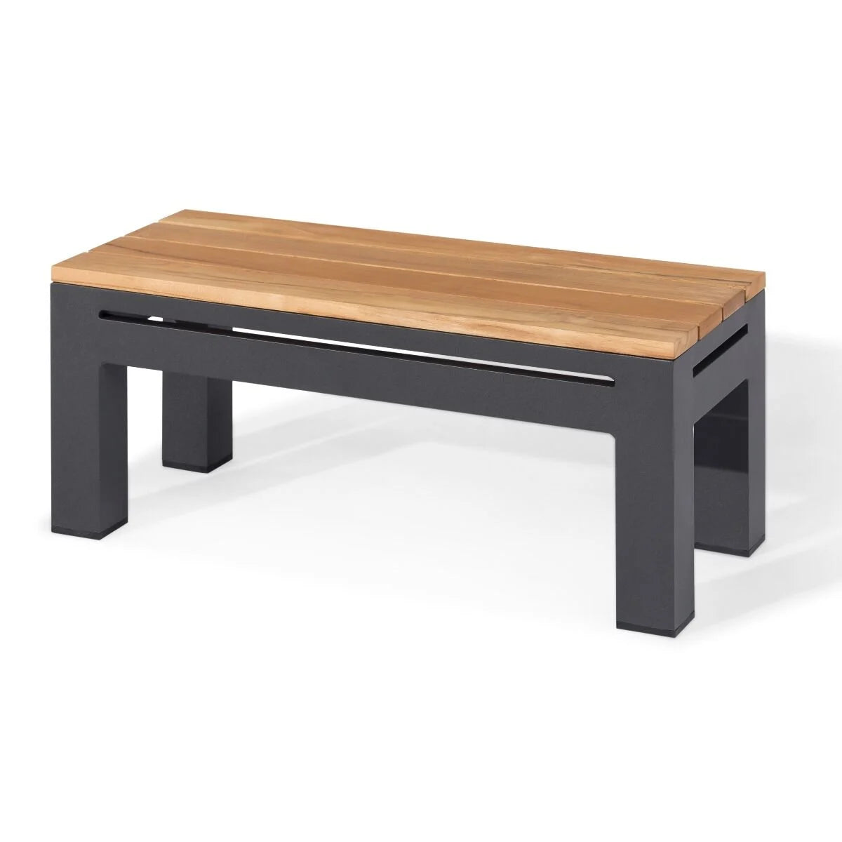 Alton Teak and Charcoal Side Table