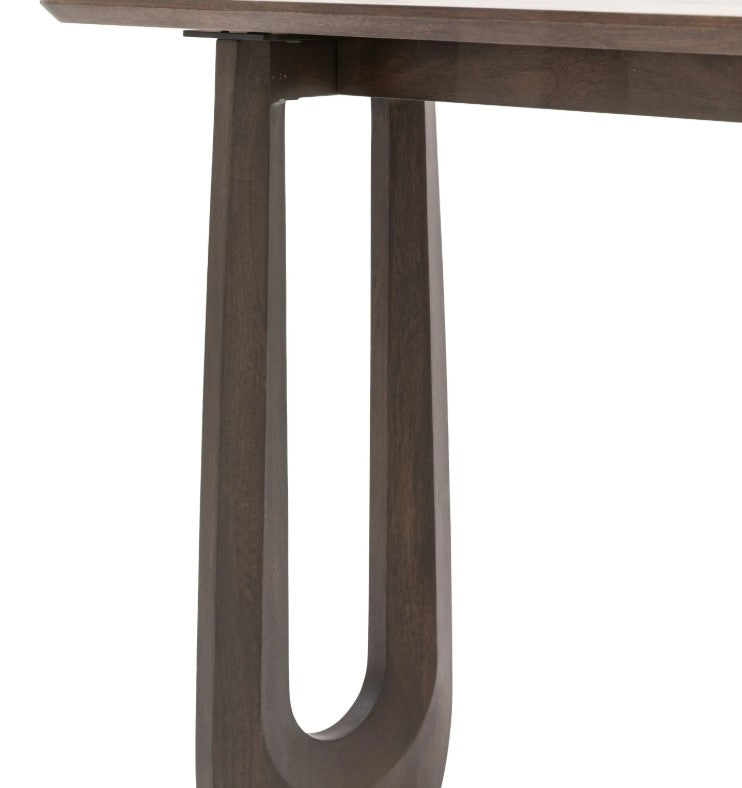 Arton Dark Mango Wood Hallway Console Table