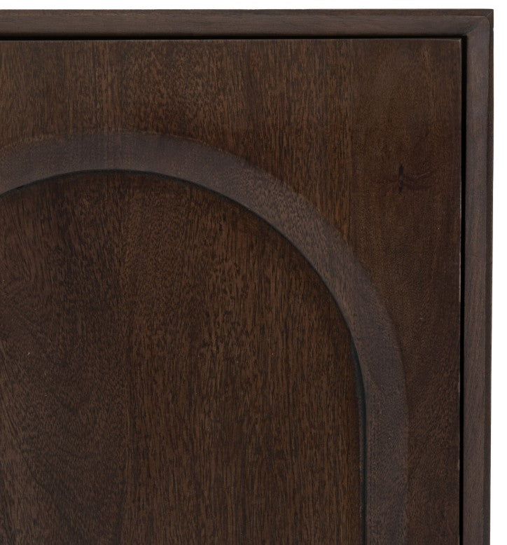 Arc Mango Wood 2 Door Hallway Sideboard Cabinet