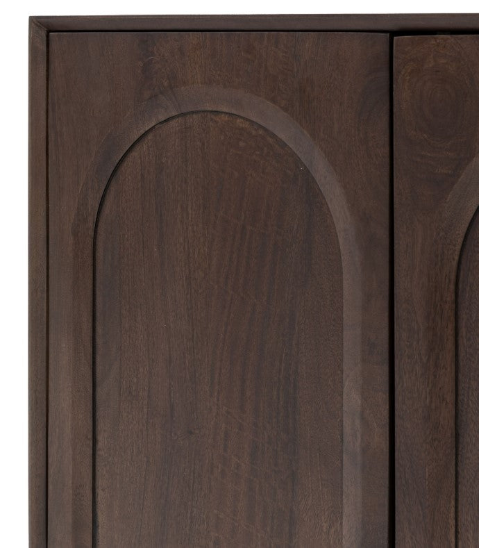 Arc Mango Wood 2 Door Hallway Sideboard Cabinet