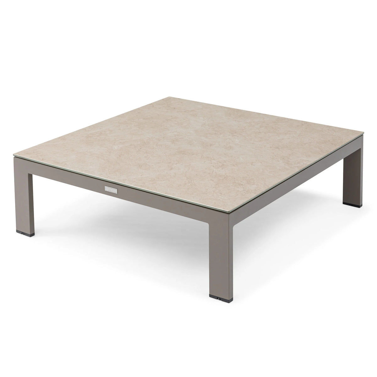 Arilla Medium Corner Sofa Set With Square Coffee Table - Latte