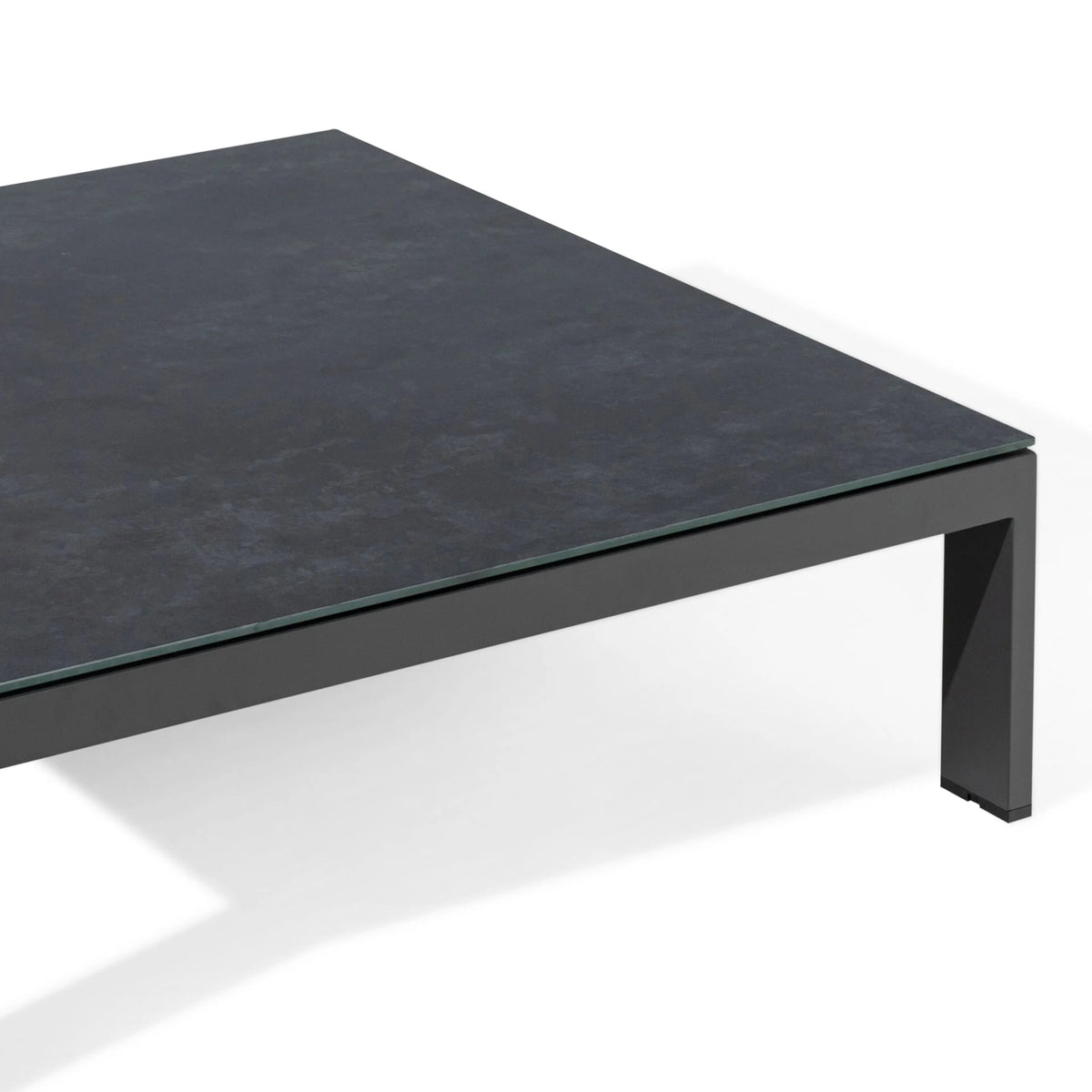 Arilla Medium Corner Sofa Set With Square Coffee Table - Zinc Grey