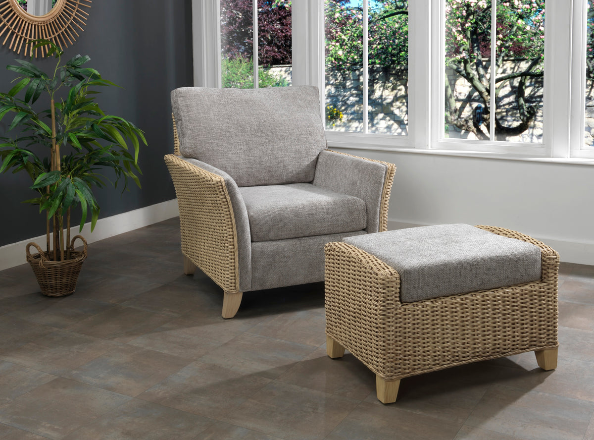 Arlington Wicker Armchair - Modern & Eco-Friendly