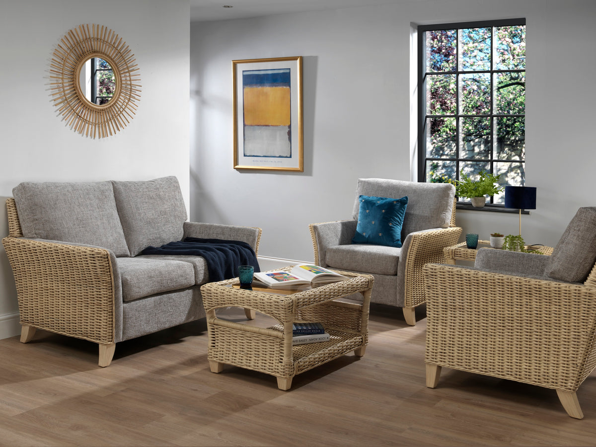Arlington 2-Seater 3pc Suite | Modern Rattan Living Set