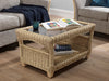 Arlington Wicker & Glass Coffee Table