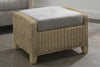 Arlington Storage Ottoman - Handcrafted Rattan Footstool