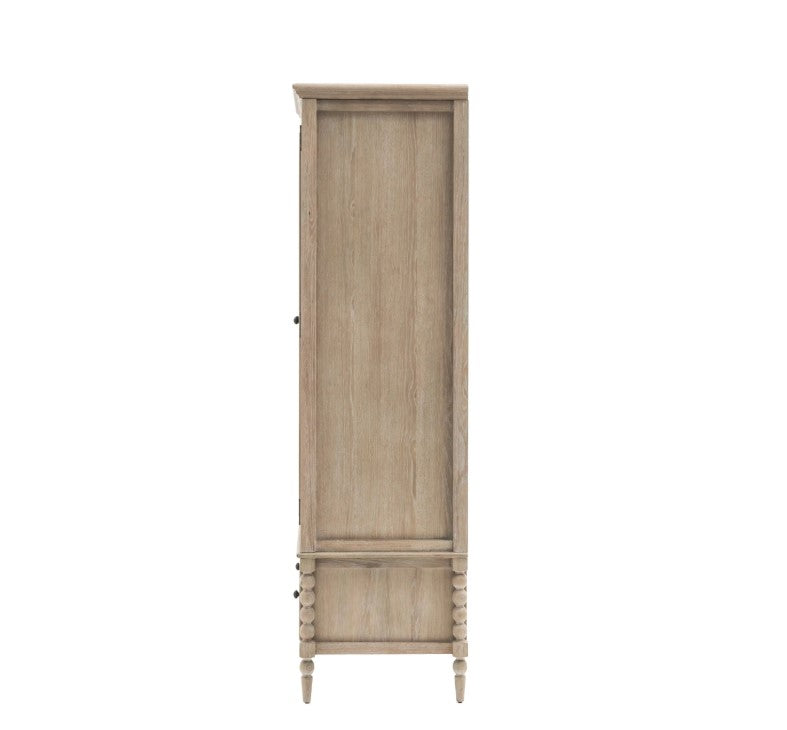 Artisan 2 Door 1 Drawer Wardrobe - Natural