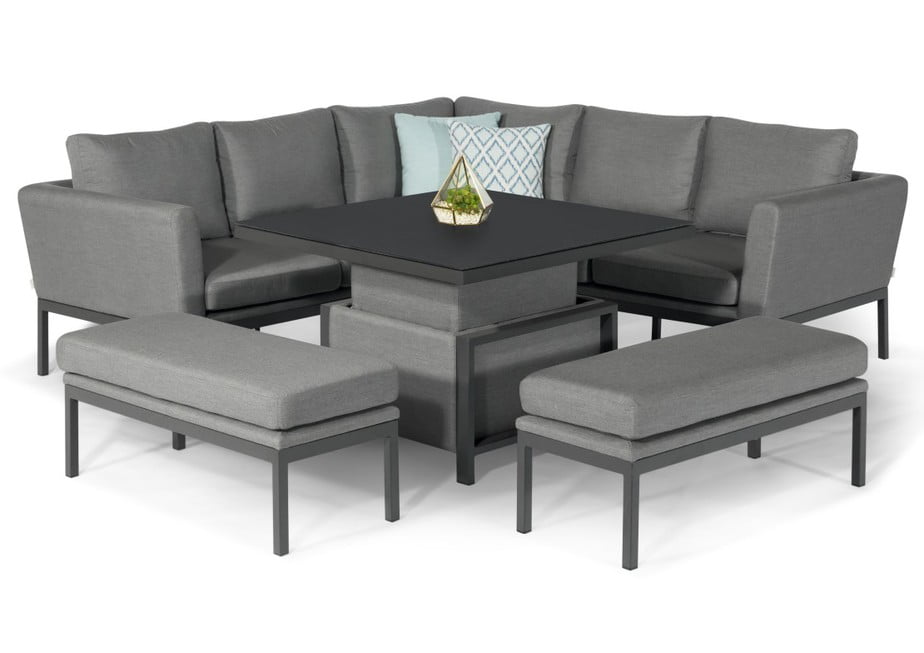 Aruba corner casual dining set sale