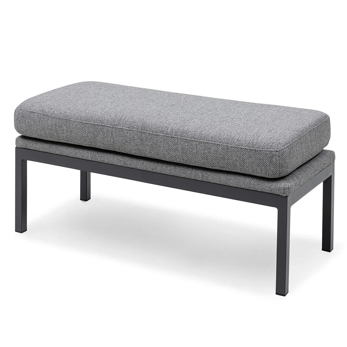 Aruba Square Corner Dining Set with Rising Table - Zinc Grey