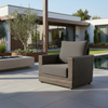Ascot Rattan Outdoor Armchair with Grey Cushion