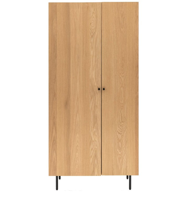 Ashgrove 2 Door Wardrobe - Natural