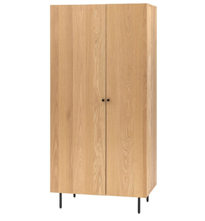 Ashgrove 2 Door Wardrobe - Natural