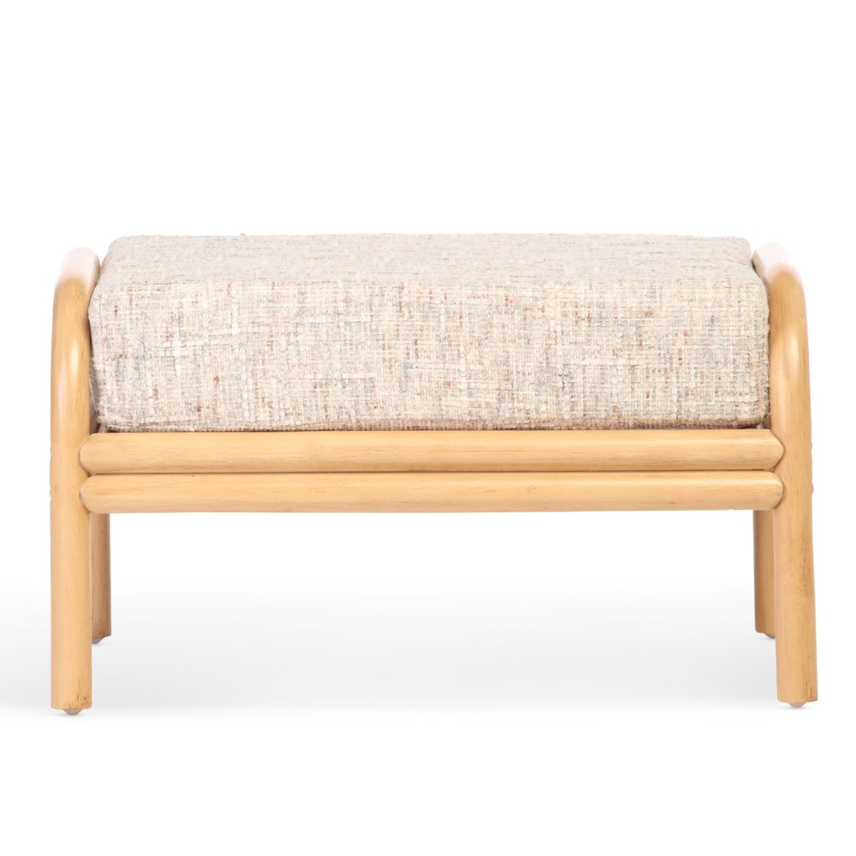 aspen light oak footstool