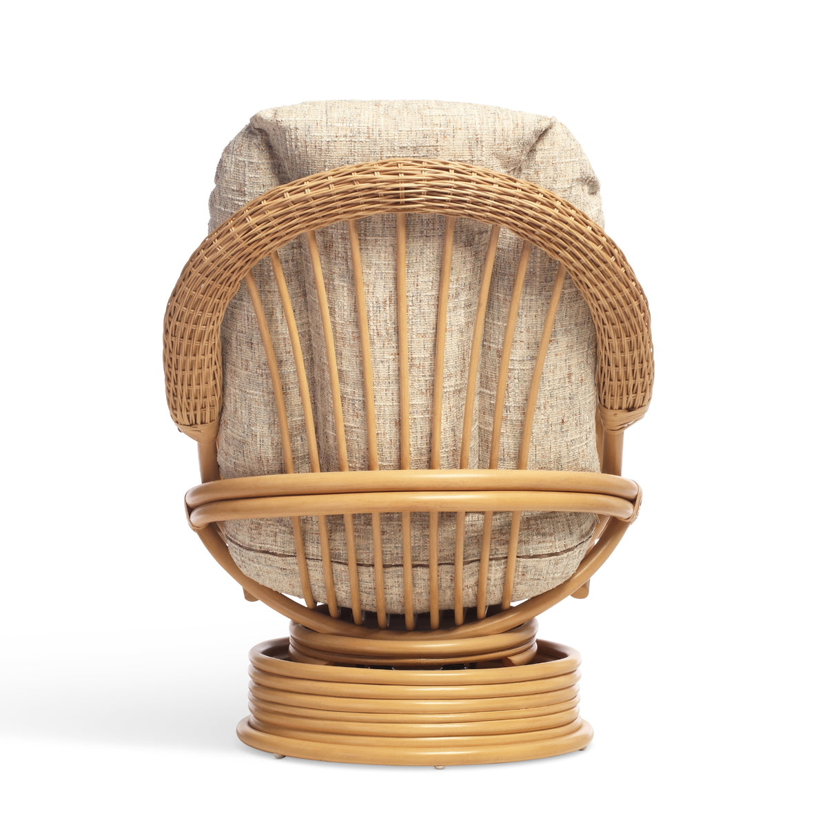 Aspen Light Oak Laminated Swivel Rocker