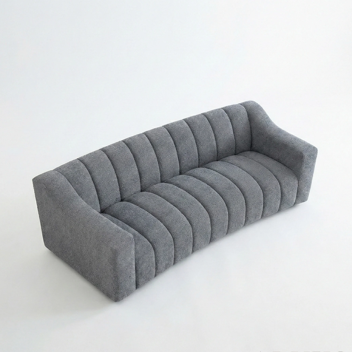 Atelier 3 Seater Sofa in Iron Boucle