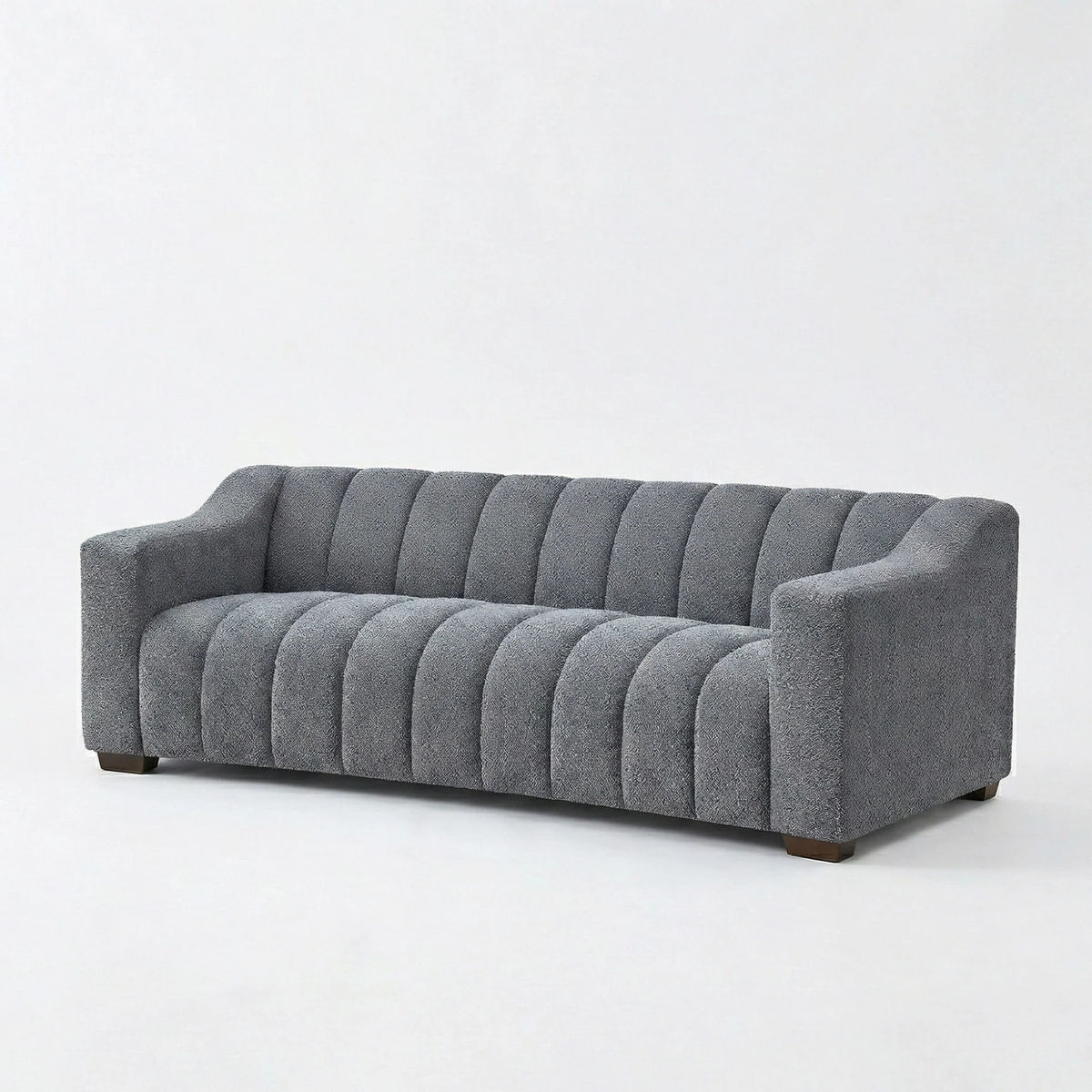 Atelier 3 Seater Sofa in Iron Boucle