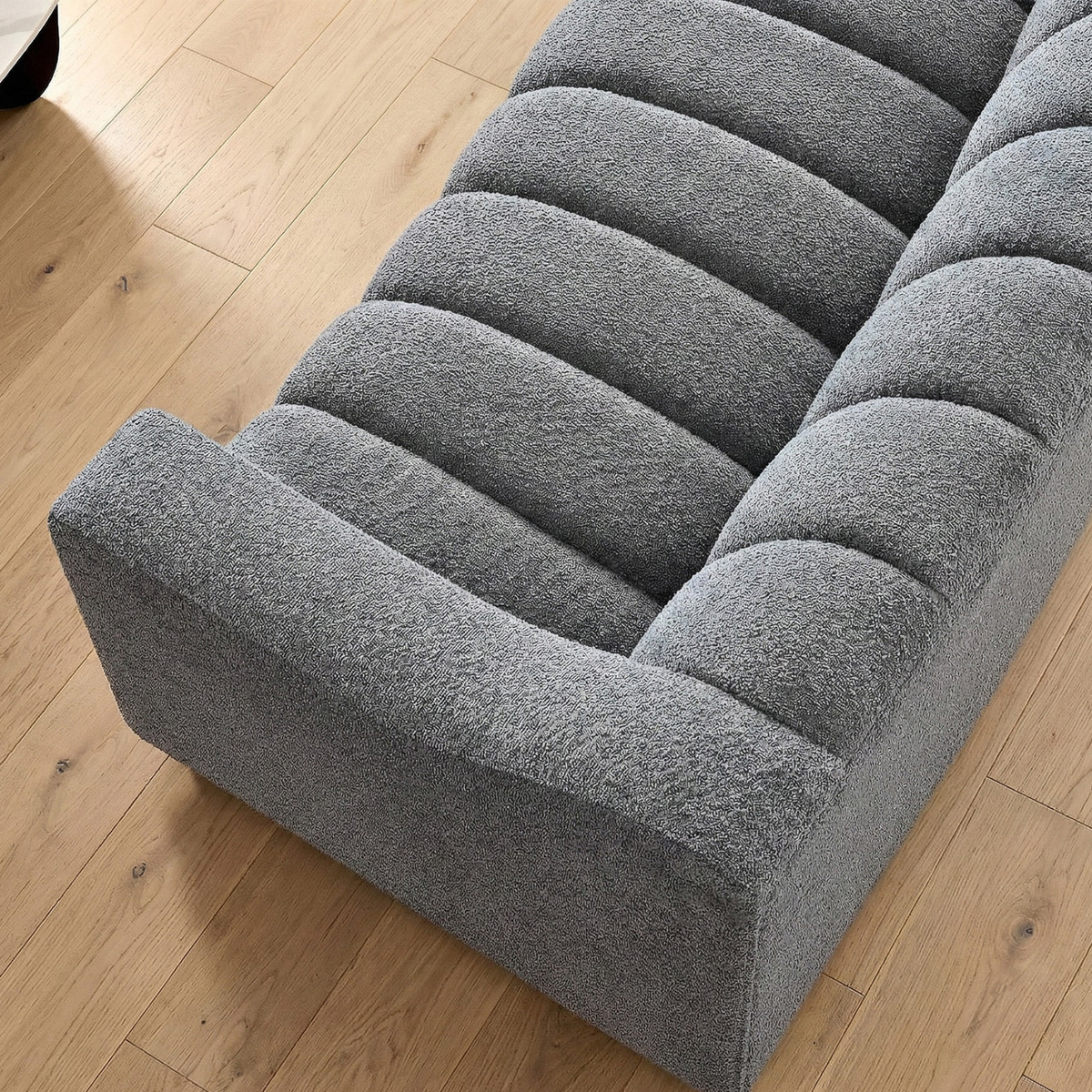 Atelier 3 Seater Sofa in Iron Boucle