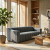 Atelier 3 Seater Sofa in Iron Boucle