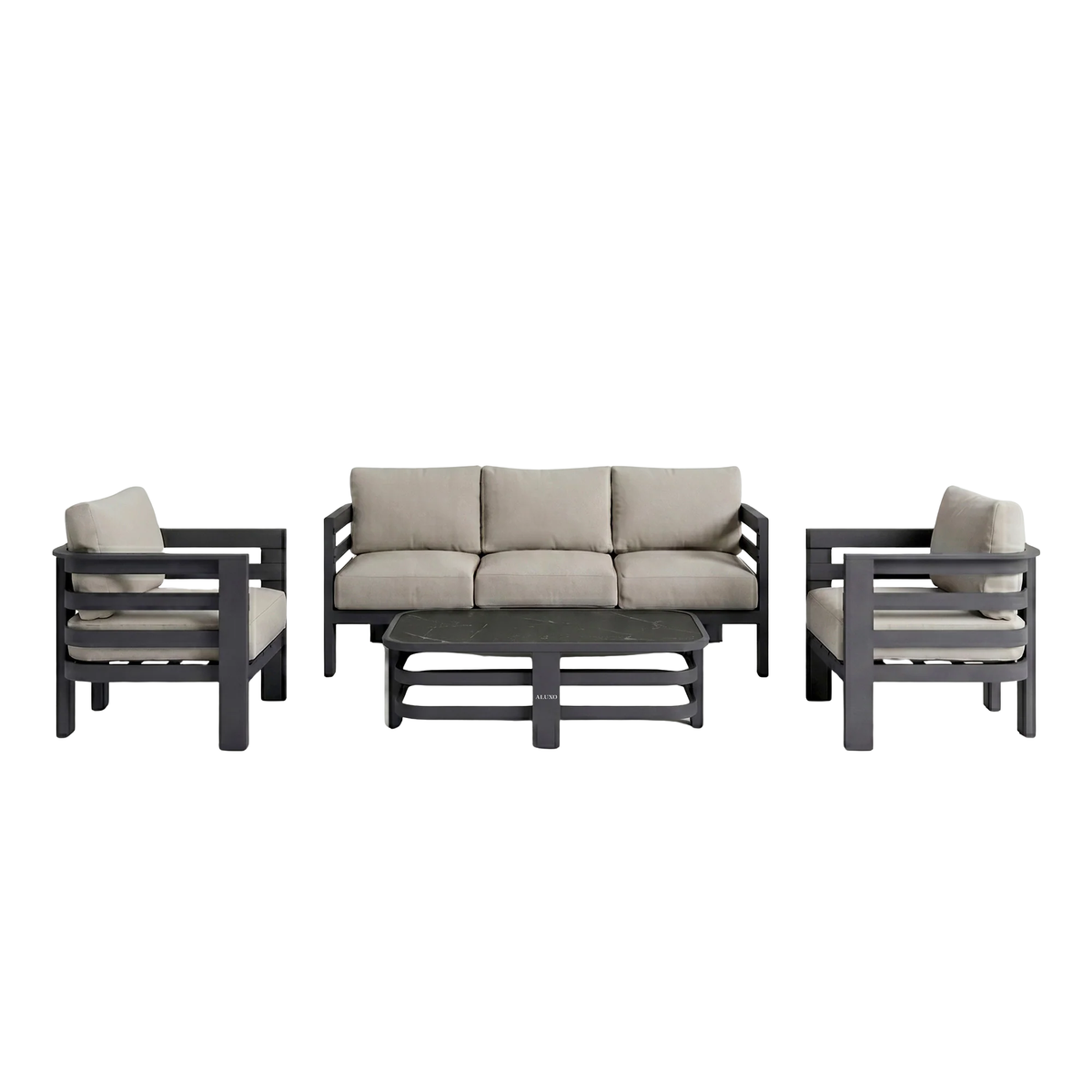 Aurelia Outdoor Lounge Set - Onyx - 5 Seater