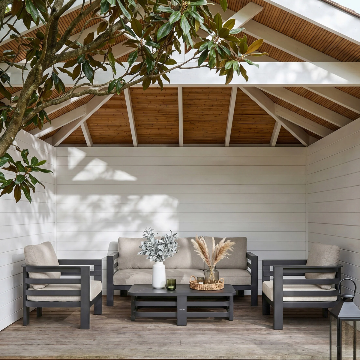 Aurelia Outdoor Lounge Set - Onyx - 5 Seater
