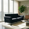 Aveline 3-Seater Sofa in Black Lux Boucle