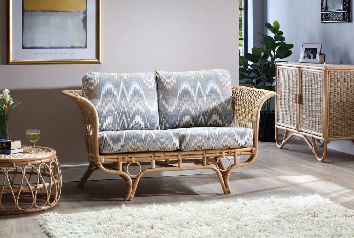 beijing 2 seater rattan sofa in alpine