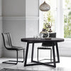 Baha Boutique Round Dining Table in Black