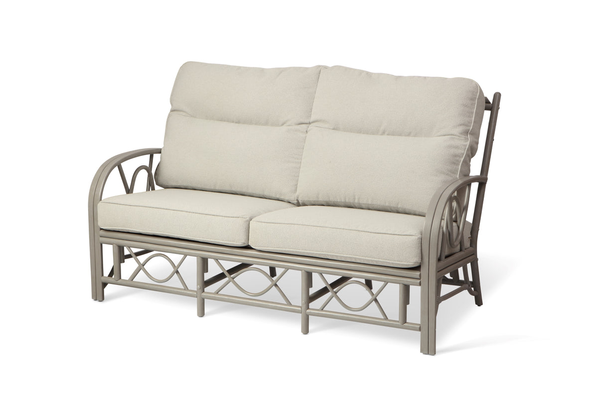 Bali Grey Cane 3 Seater Sofa