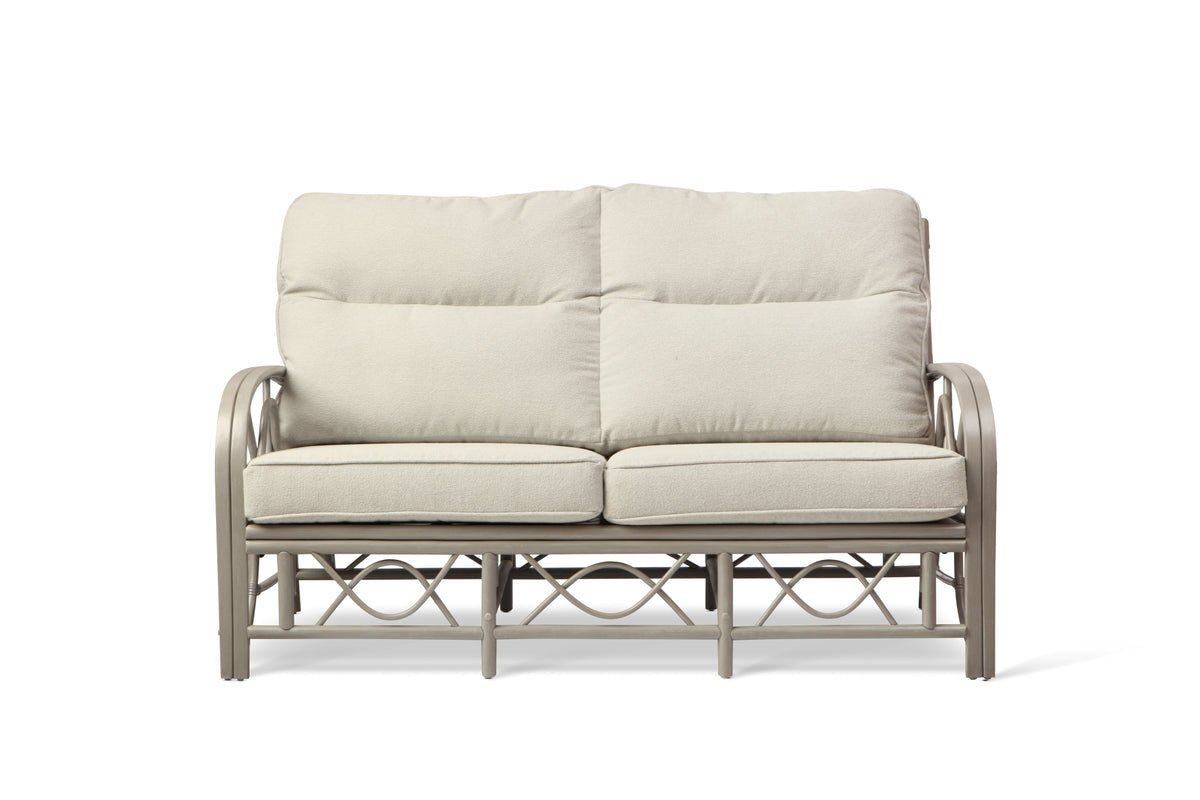 Bali Grey Cane 3 Seater Sofa