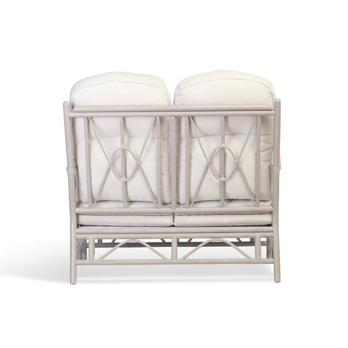 Bali Grey Cane 2 Seater Sofa