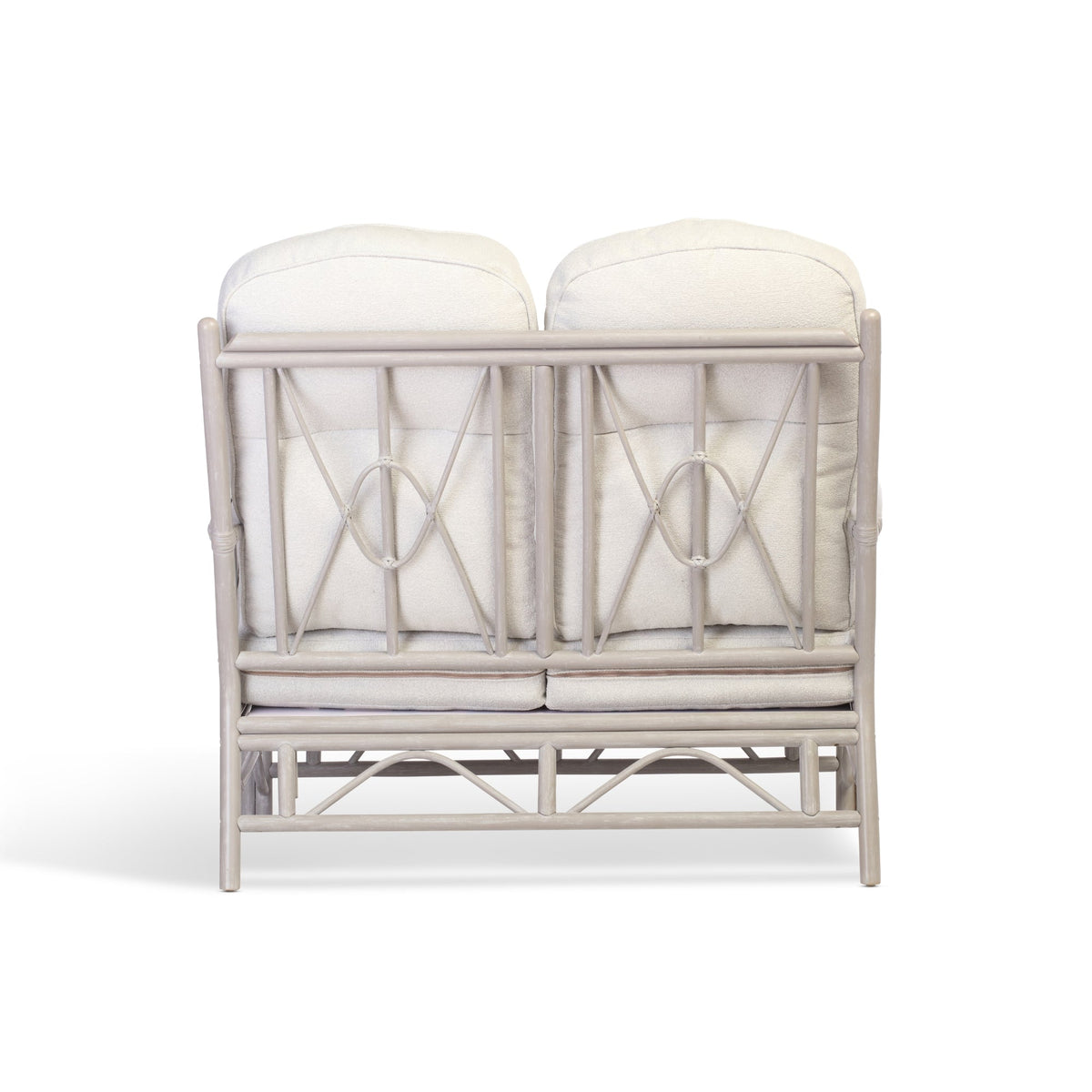 Bali Grey Cane 2 Seater Sofa