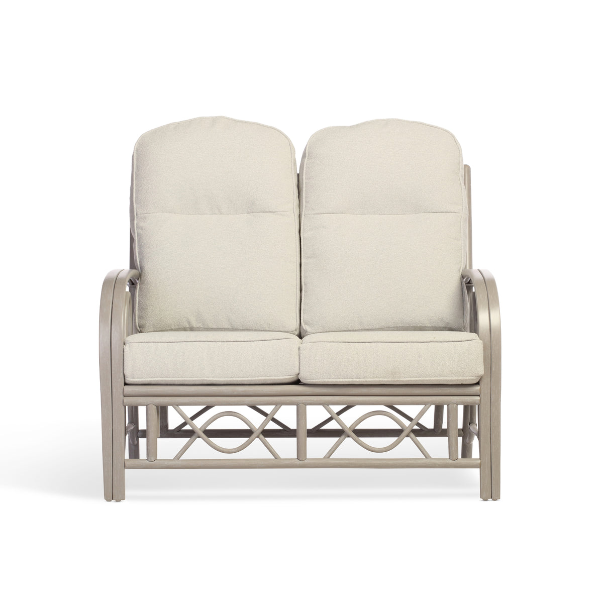 Bali Grey Cane 2 Seater Sofa
