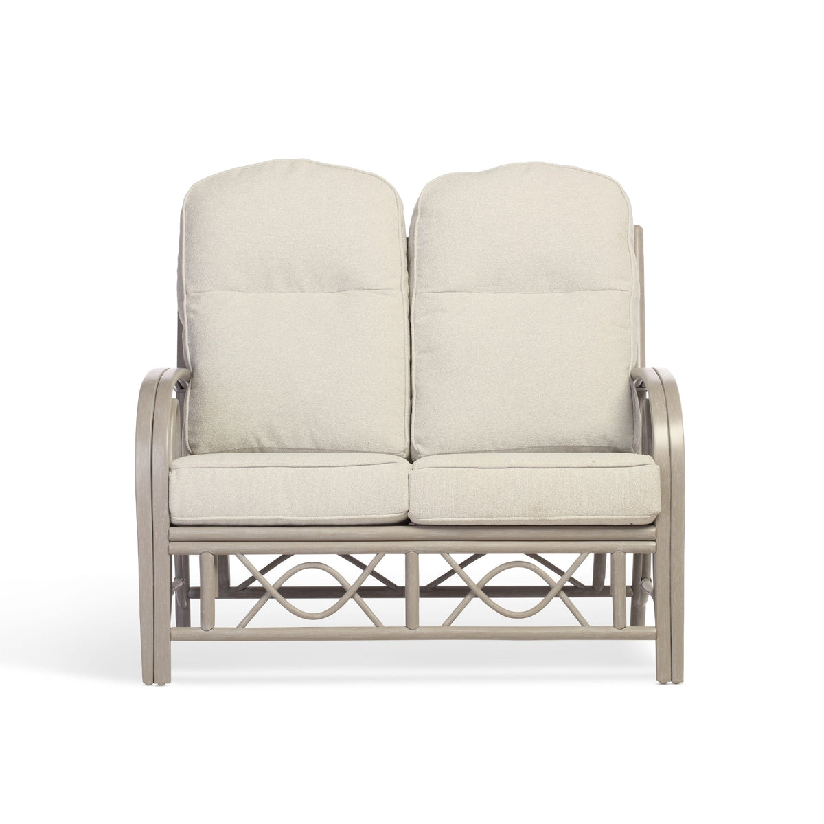 Bali Grey Cane 2 Seater Sofa