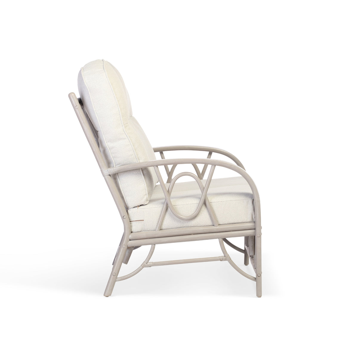 Bali Grey Cane 2 Seater Sofa