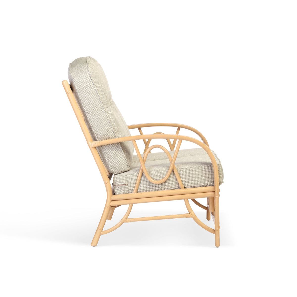 Bali Light Oak Cane 2 Seater Sofa