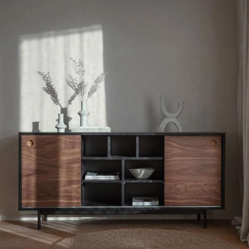 Bartivio Wooden 2 Door Sideboard Cabinet