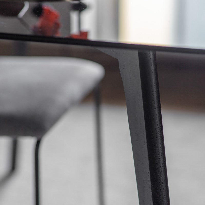 Baya Rectangle Dining Table in Black