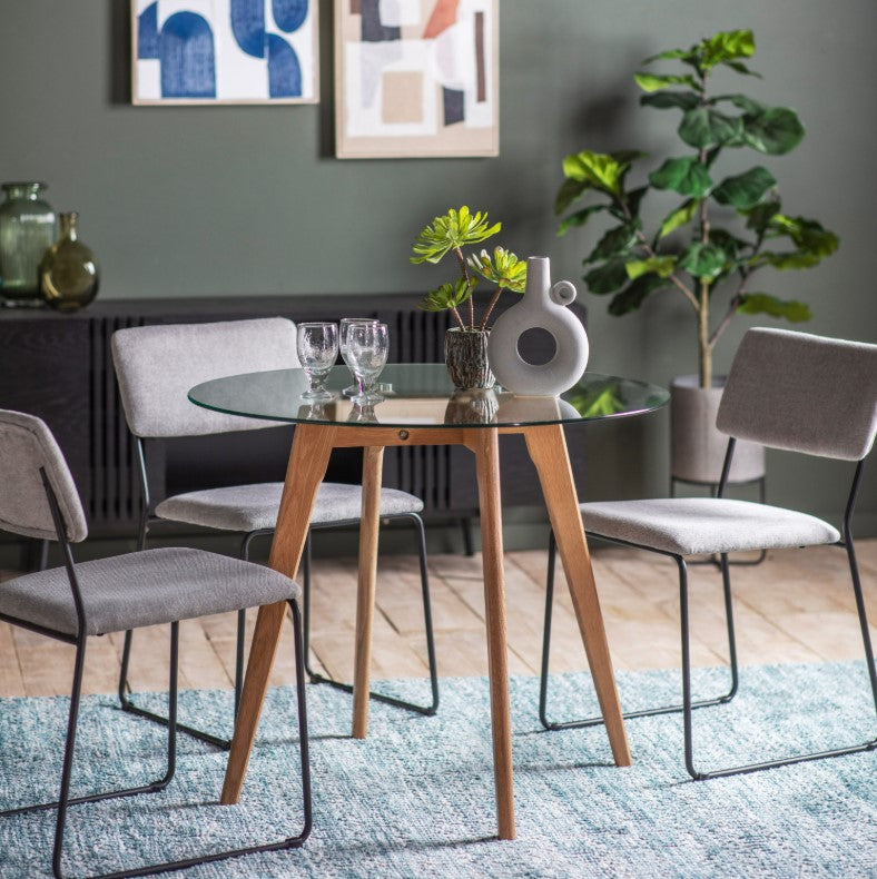 Baya Round Dining Table in Natural