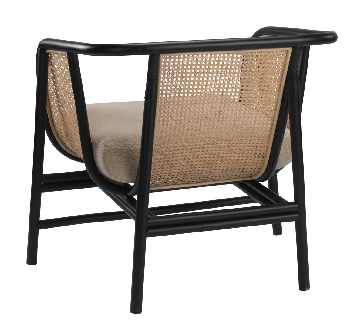 Seoul Black Boucle Lounge Chair