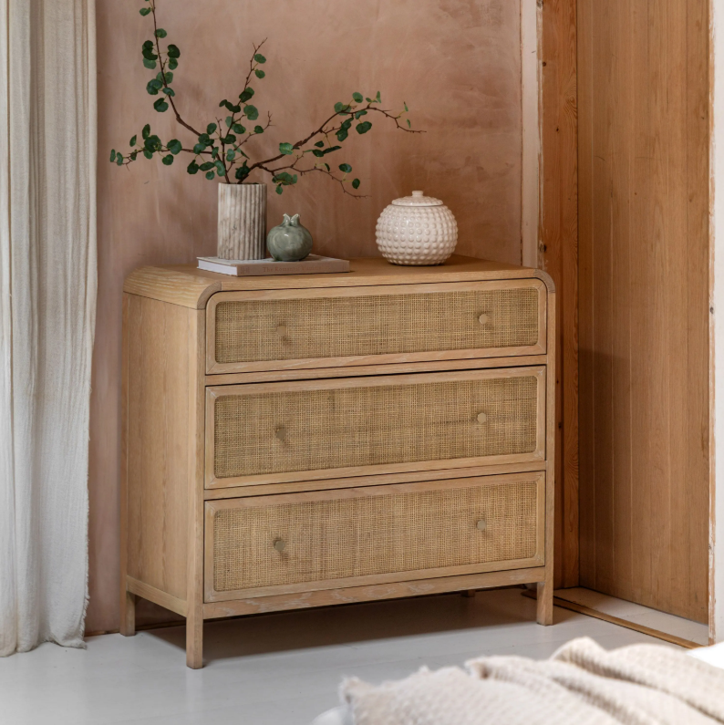 Blenbury Oak 3 Drawer Chest