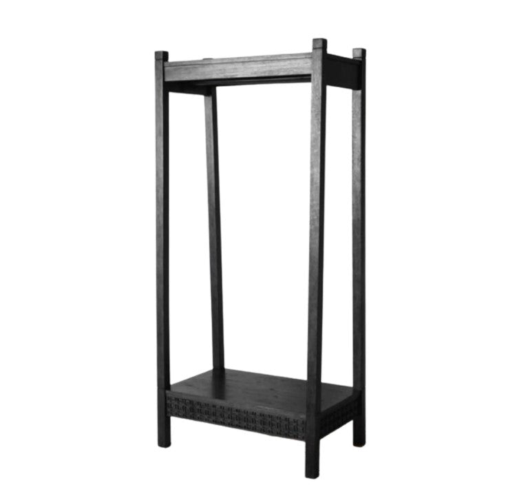 Borrolo Boutique Open Wardrobe - Black