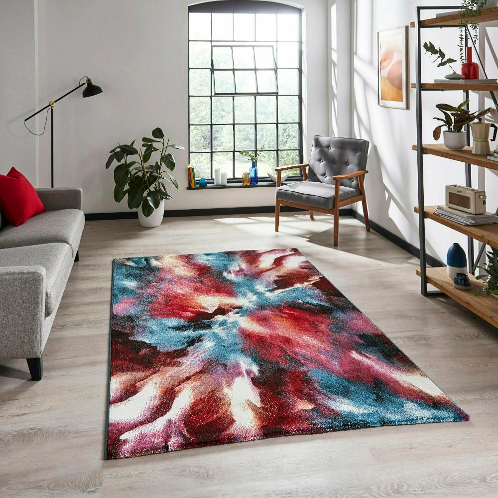 brooklyn watercolour abstract rug (21278) 3 sizes available